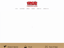 Tablet Screenshot of fredsmexicancafe.com